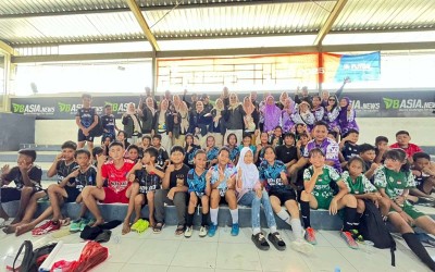 Pertandingan Futsal Persahabatan Tutup Kunjungan SDN 013 Tana Tidung